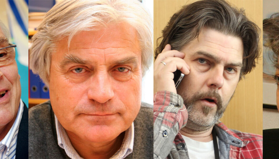 SØKERE: Fra venstre: Even Trygve Hansen, Gunnar Bodahl-Johansen, Knut Nygaard og Trine Østlyngen konkurrerer om å lede medienes journalistkampanje. Arkivfoto: Journalisten SØKERE: Fra venstre: Even Trygve Hansen, Gunnar Bodahl-Johansen, Knut Nygaard og Trine Østlyngen konkurrerer om å lede medienes journalistkampanje. Arkivfoto: Journalisten