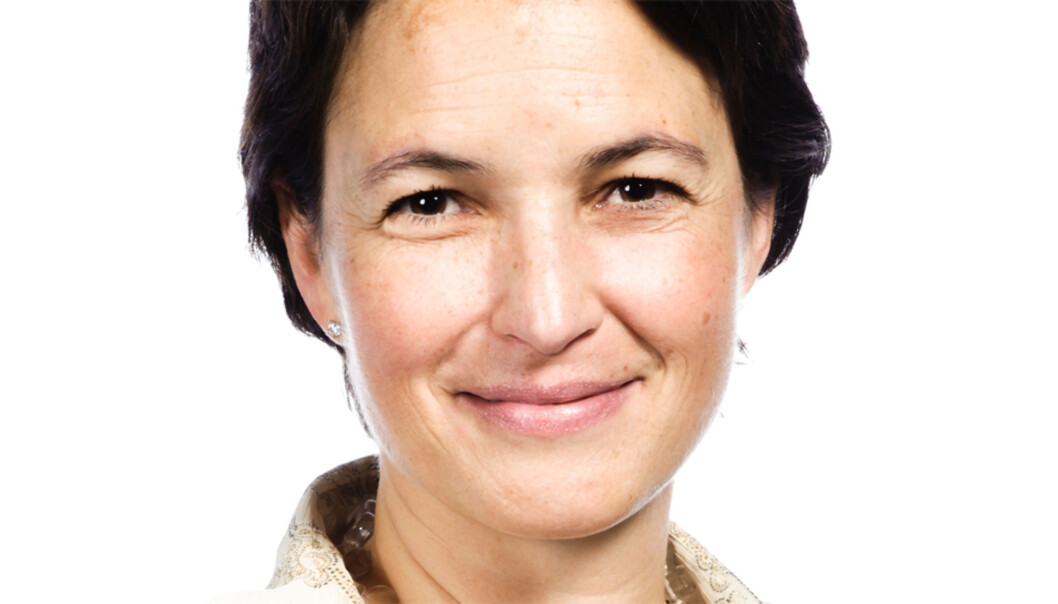 Mediebyrådirektør Nathalie Eyde Warembourg åpner for at mobilen kan bli en større reklamekanal enn ukepressen allerede i år. Foto: Gisle Bjørneby Mediebyrådirektør Nathalie Eyde Warembourg åpner for at mobilen kan bli en større reklamekanal enn ukepressen allerede i år. Foto: Gisle Bjørneby