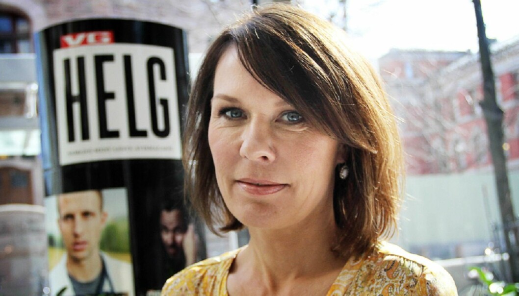VG-journalist og leder Elisabeth Skarsbø Moen av Stortingets presselosje. Foto: Birgit Dannenberg