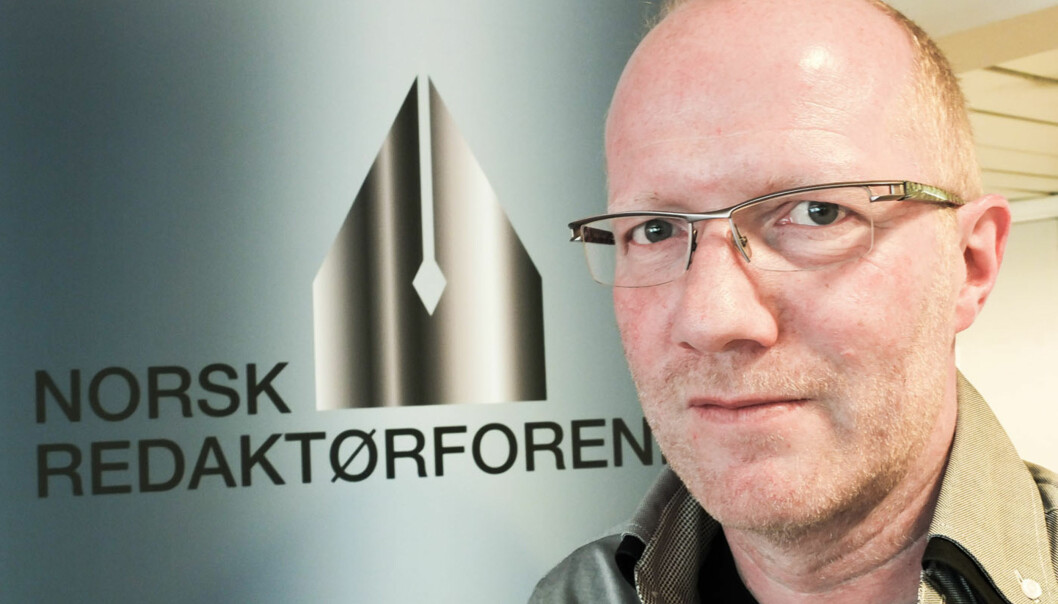 Generalsekretær Arne Jensen og Norsk Redaktørforening engasjerer seg aktivt i Rolfsen-saken.