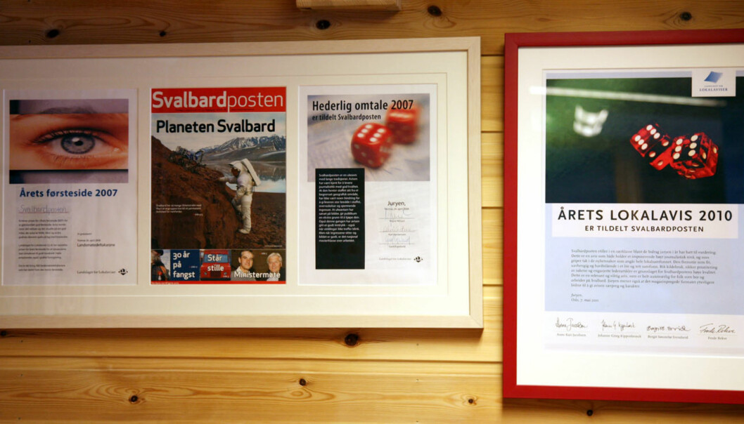 Verdens nordligste avis skal ansette ny redaktør. Foto: Lill-Karin Nyland