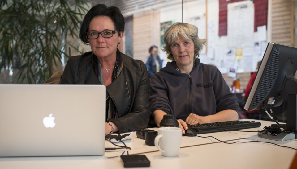 KHRONO: Ansvarlig redaktør Tove Lie (t.v.) og journalist journalist Eva Tønnessen er ute med den nye nettavisa for Høgskolen i Oslo og Akershus. Foto: Skjalg Bøhmer Vold KHRONO: Ansvarlig redaktør Tove Lie (t.v.) og journalist journalist Eva Tønnessen er ute med den nye nettavisa for Høgskolen i Oslo og Akershus. Foto: Skjalg Bøhmer Vold