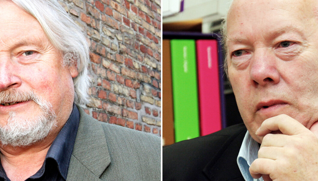 Per Edgar Kokkvold (t.v.) og Nils E. Øy ble hedret av Oslo Redaktørforening torsdag kveld. Foto: Birgit Dannenberg Per Edgar Kokkvold (t.v.) og Nils E. Øy ble hedret av Oslo Redaktørforening torsdag kveld. Foto: Birgit Dannenberg