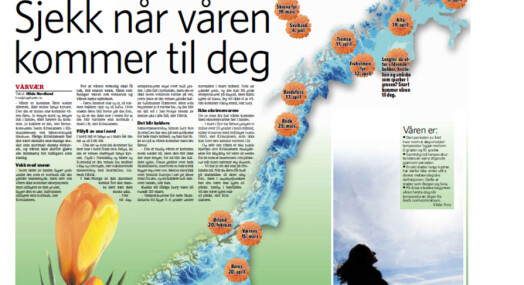Dagbladet ommøblerte Norgeskartet