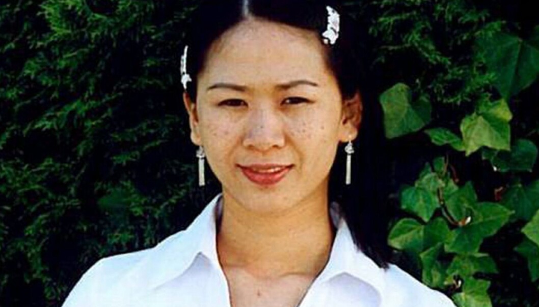 Dette bildet er blant fotografiene av den savnede Dung Tran Larsen familien mener avisene må betale for. Gjengitt med tillatelse. Dette bildet er blant fotografiene av den savnede Dung Tran Larsen familien mener avisene må betale for. Gjengitt med tillatelse.