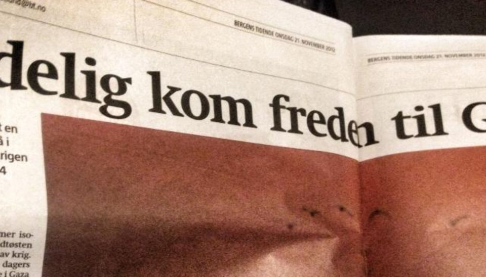 Skivebom i Bergens Tidende
