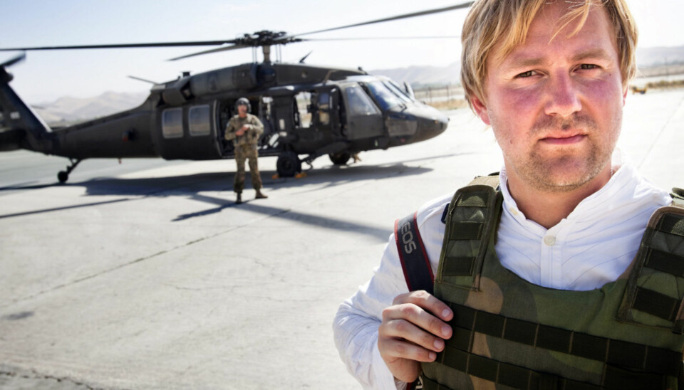 VG-journalist Rune Thomas Ege i Afghanistan. Foto: Privat