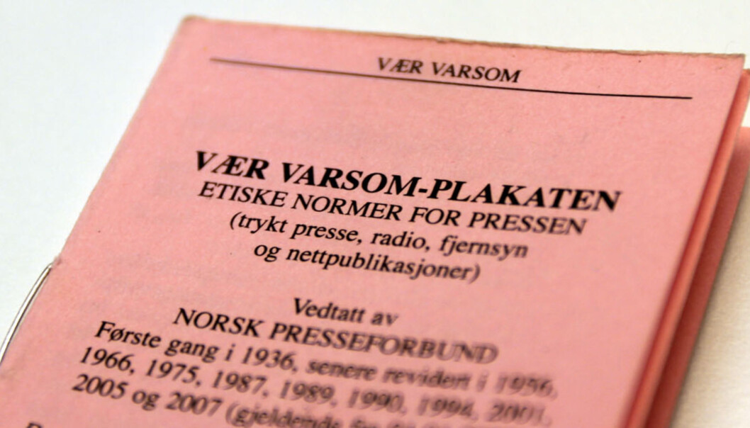 Vær Varsom-plakaten. Illustrasjonsfoto: Glenn Slydal Johansen Vær Varsom-plakaten. Illustrasjonsfoto: Glenn Slydal Johansen