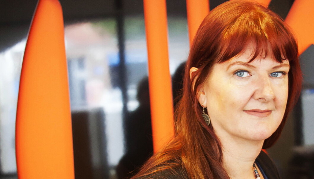 KARRIERESKIFTE: – Jeg stortrives med kollegene mine i Gjengangeren, sier pensjonert forfatter Trude Brænne Larssen. Foto: Kathrine Geard KARRIERESKIFTE: – Jeg stortrives med kollegene mine i Gjengangeren, sier pensjonert forfatter Trude Brænne Larssen. Foto: Kathrine Geard