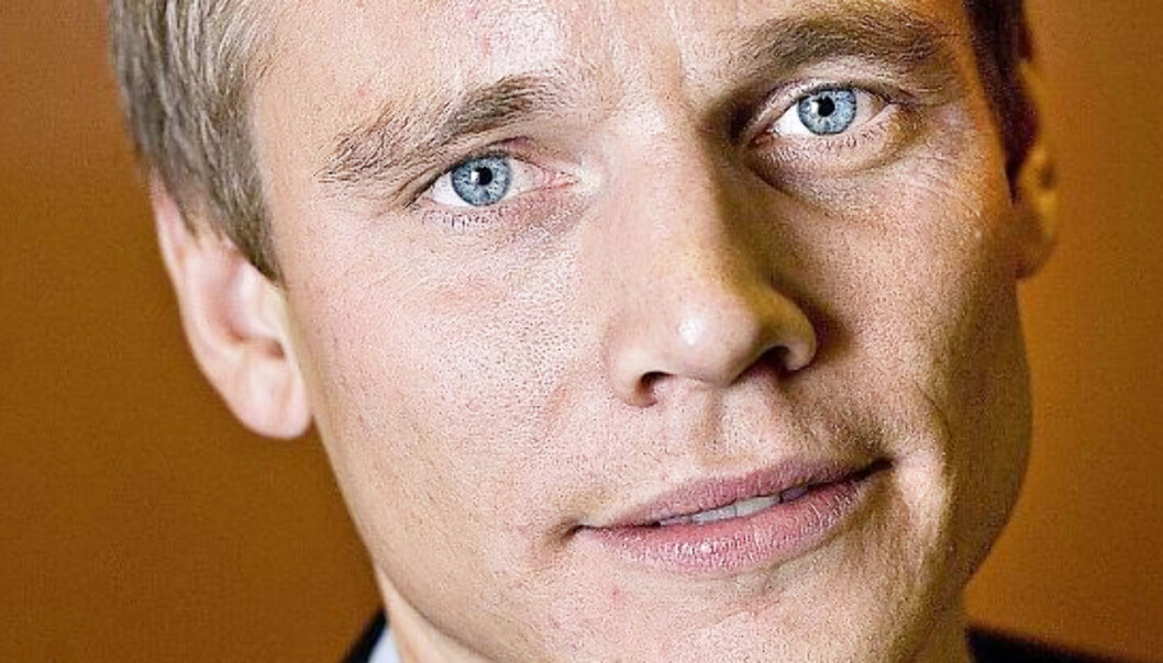 Administrerende direktør Sondre Gravir i Aftenposten at avisa må ha både riktige ansatte og riktige ledere. Foto: Aftenposten Administrerende direktør Sondre Gravir i Aftenposten at avisa må ha både riktige ansatte og riktige ledere. Foto: Aftenposten