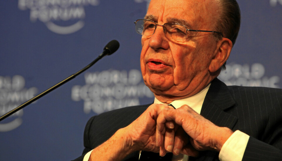 Det er ingen bønn for Rupert Murdoch som stadig møter motstand og mistro. Foto: World Economic Forum/Monika Flueckiger