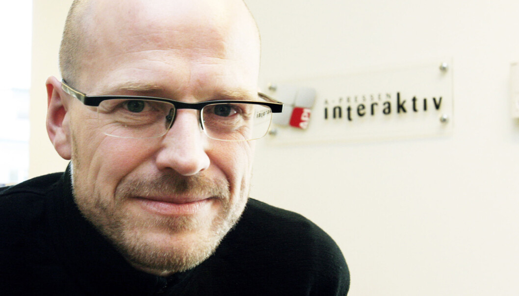 Nettsjef i A-pressen Interaktiv, Pål Nedregotten. Foto: Birgit Dannenberg20080519 Nettsjef i A-pressen Interaktiv, Pål Nedregotten. Foto: Birgit Dannenberg20080519