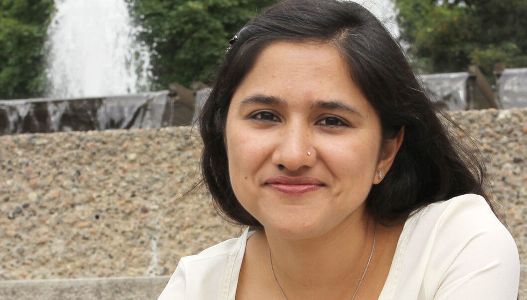 Geetika Nautiyal forlot jobben som journalist i India for å flytte med mannen til Norge. Nå legger hun vekt på å lære det norske språket, og «den norske pulsen». Foto: Glenn Slydal Johansen Geetika Nautiyal forlot jobben som journalist i India for å flytte med mannen til Norge. Nå legger hun vekt på å lære det norske språket, og «den norske pulsen». Foto: Glenn Slydal Johansen