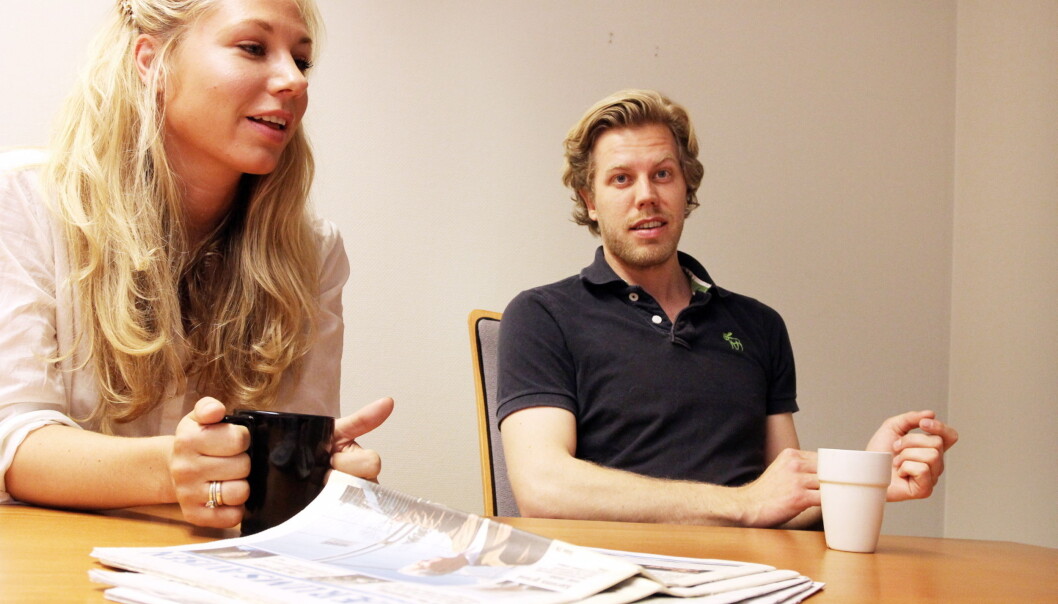 Gründer Dag Rognlien Stenberg og kona Linn Cecilie Merckoll ypper seg på avismarkedet på Romerike og blir møtt av aggressiv konkurranse fra Romerikes Blad. Foto: Birgit Dannenberg Gründer Dag Rognlien Stenberg og kona Linn Cecilie Merckoll ypper seg på avismarkedet på Romerike og blir møtt av aggressiv konkurranse fra Romerikes Blad. Foto: Birgit Dannenberg