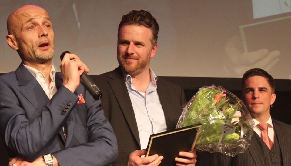 Eskil Engdal (t.v.) og Aleksander Nordahl vant den tredje IR-prisen i historien. Foto: Birgit Dannenberg Eskil Engdal (t.v.) og Aleksander Nordahl vant den tredje IR-prisen i historien. Foto: Birgit Dannenberg