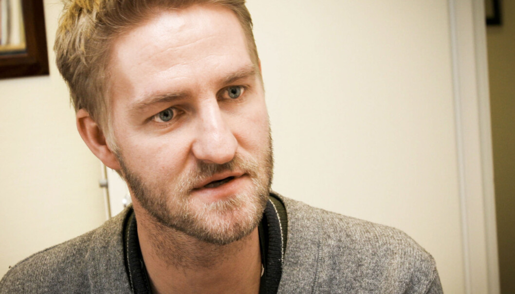 Klubbleder Martin Riber Sparre i DN Nye Medier sier kompetanseprinsippet kan gjøre arbeidsmiljøet dårligere. Foto: Kathrine Geard Klubbleder Martin Riber Sparre i DN Nye Medier sier kompetanseprinsippet kan gjøre arbeidsmiljøet dårligere. Foto: Kathrine Geard