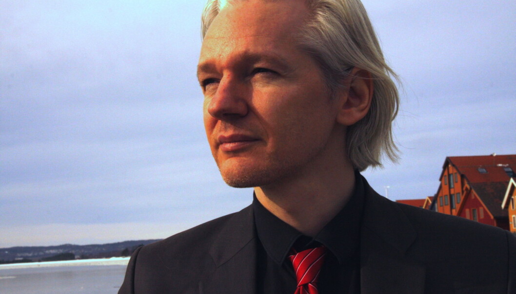 Julian Assange. Foto: Espen Moe Julian Assange. Foto: Espen Moe