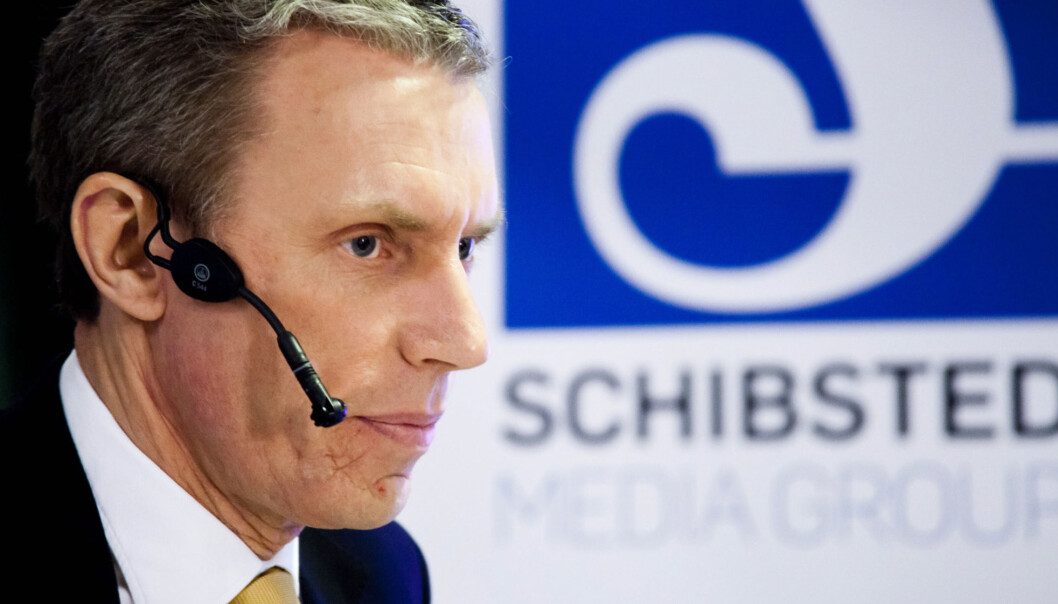 Rolv Erik Ryssdal, konsernsjef Schibsted. Foto:Kathrine Geard Rolv Erik Ryssdal, konsernsjef Schibsted. Foto:Kathrine Geard