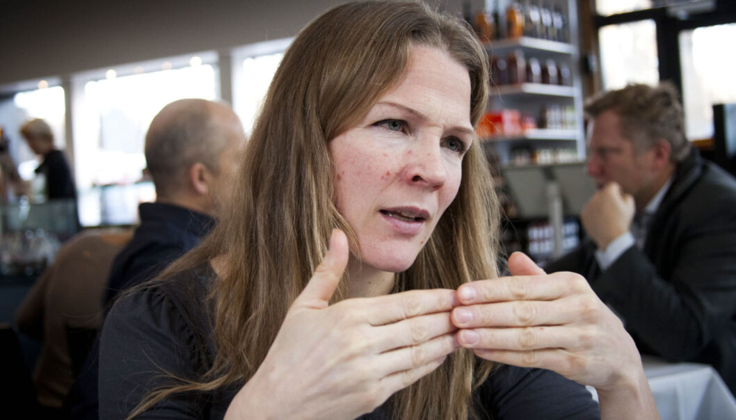 Åsne Seierstad svarer på kritikken fra Hans Rustad. Foto:Kathrine Geard Åsne Seierstad svarer på kritikken fra Hans Rustad. Foto:Kathrine Geard