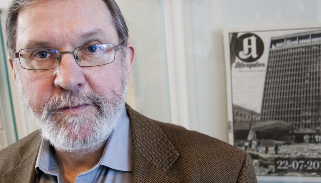 Politisk redaktør Harald Stanghelle i Aftenposten er den mest brukte mediepersoneni Dagsnytt 18. Foto: Kathrine Geard Politisk redaktør Harald Stanghelle i Aftenposten er den mest brukte mediepersoneni Dagsnytt 18. Foto: Kathrine Geard