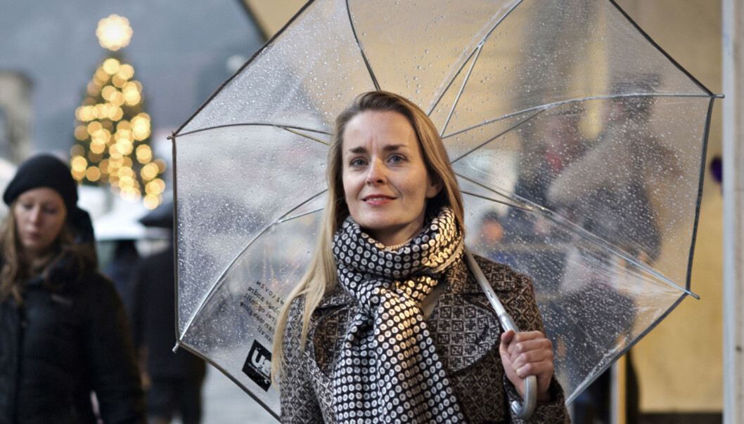 Hilde Sandvik fra BT (delt med Adressas politiske redaktør, Siri Wahl-Olsen) er hyppigste gjest utenfra hovedstaden i NRKS Dagsnytt Atten. Foto: Eirik Brekke Hilde Sandvik fra BT (delt med Adressas politiske redaktør, Siri Wahl-Olsen) er hyppigste gjest utenfra hovedstaden i NRKS Dagsnytt Atten. Foto: Eirik Brekke
