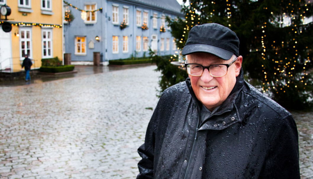 Einar Olsen, 75 år og tilkallingsvikar i NTB. Einar Olsen, 75 år og tilkallingsvikar i NTB.