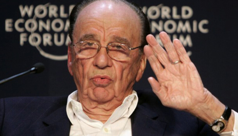 Media tycoon Rupert Murdoch addresses a session of the World Economic Forum (WEF) in Davos January 24, 2008. REUTERS/Denis Balibouse (SWITZERLAND)20100603 Media tycoon Rupert Murdoch addresses a session of the World Economic Forum (WEF) in Davos January 24, 2008. REUTERS/Denis Balibouse (SWITZERLAND)20100603