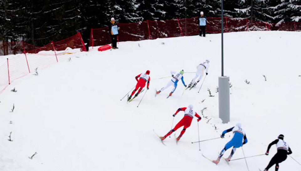 VM på ski i Holmenkollen. VM på ski i Holmenkollen.