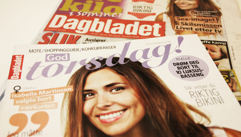 Dagbladet kom ut med nytt magasin torsdag. Foto: Glenn Slydal Johansen