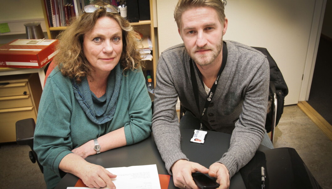 Bente Sabel (NJ) og klubbleder Martin Riber Sparre (DN.no) valgte å bryte lønnsforhandlingene med DN Nye Medier. Bente Sabel (NJ) og klubbleder Martin Riber Sparre (DN.no) valgte å bryte lønnsforhandlingene med DN Nye Medier.