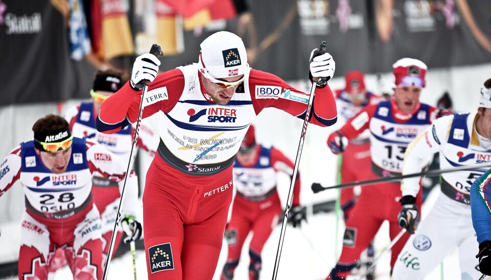 Petter Northug under søndagens 30 kilometer. Foto: Stian Broch/Oslo 2011 Petter Northug under søndagens 30 kilometer. Foto: Stian Broch/Oslo 2011