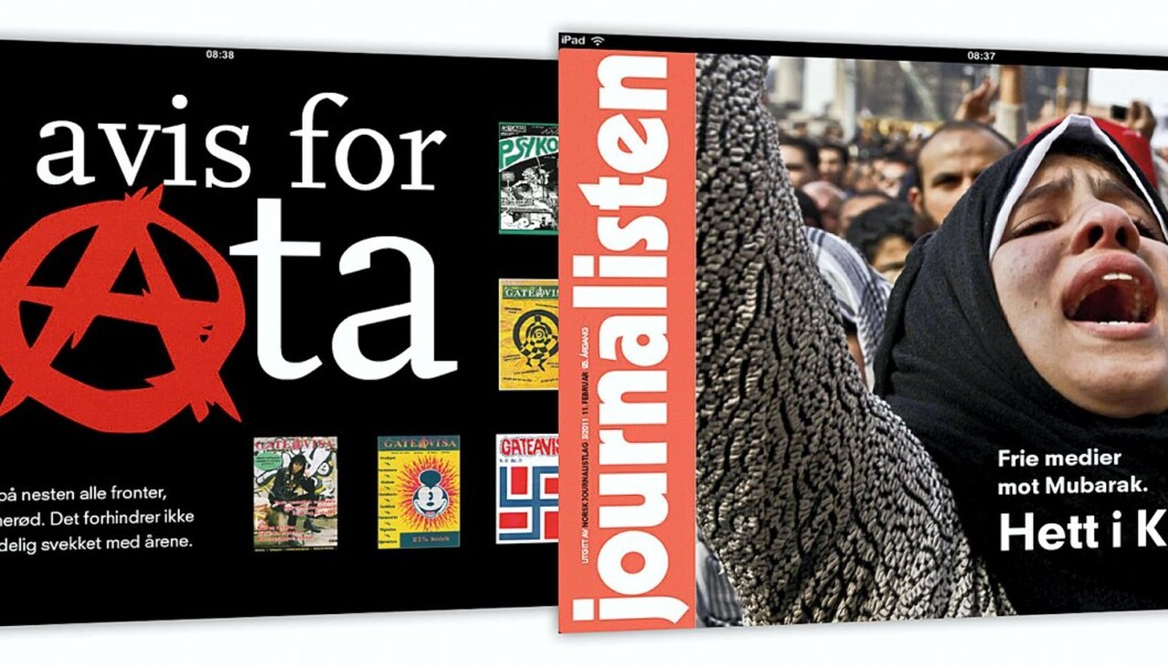 Skjermdump fra vår iPad-utgave. Skjermdump fra vår iPad-utgave.