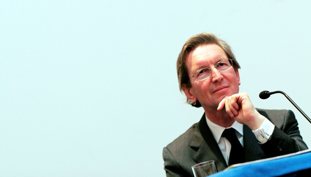 David Montgomery da han møtte norsk presse for aller første gang den 2. juli 2006. Foto: Birgit Dannenberg. David Montgomery da han møtte norsk presse for aller første gang den 2. juli 2006. Foto: Birgit Dannenberg.