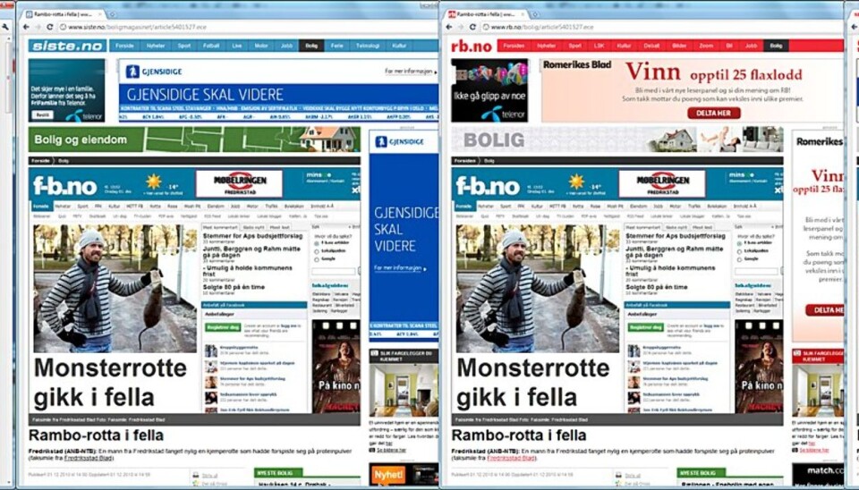 Faksimiler fra Rogalands Avis, Siste.no, rb.no og SA.no. Faksimiler fra Rogalands Avis, Siste.no, rb.no og SA.no.