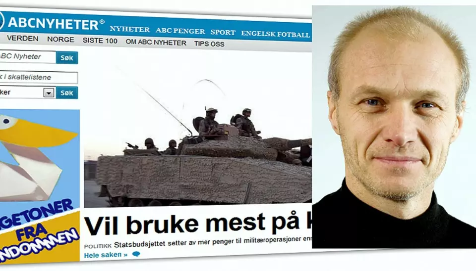 Ansvarlig redaktør Espen Udland i ABC Nyheter. Foto: ABC Startsiden
