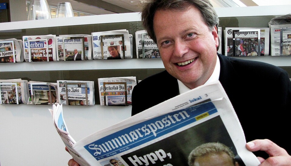 Jan Moberg under sin tid som administrerende direktør i Edda Media. Foto: Martin Huseby Jensen