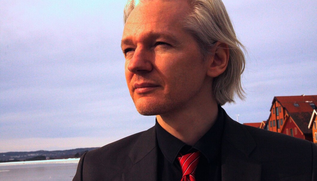 Julian Assange. Foto: Espen Moe. Julian Assange. Foto: Espen Moe.