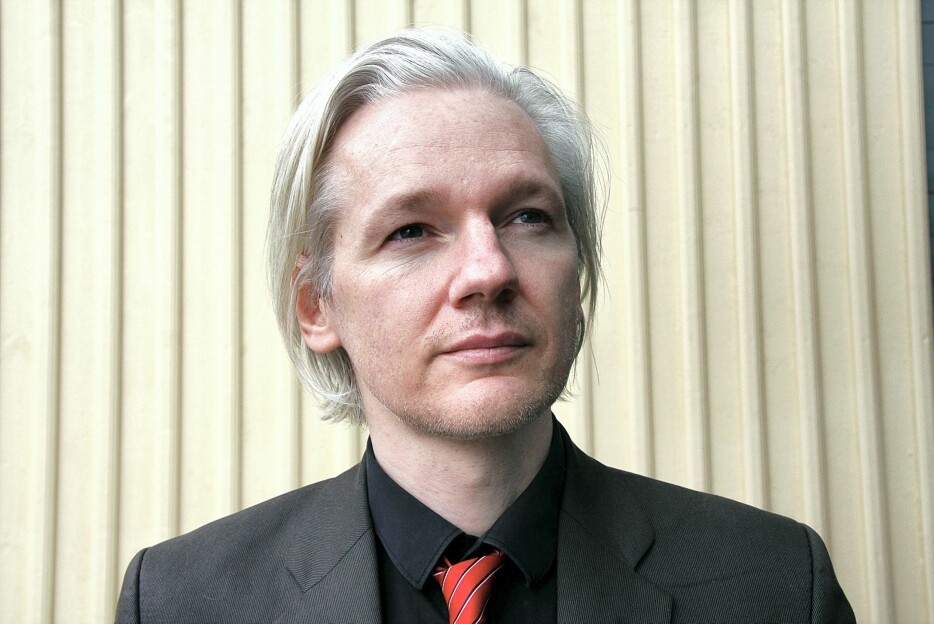 Julian Assange i Tønsberg.