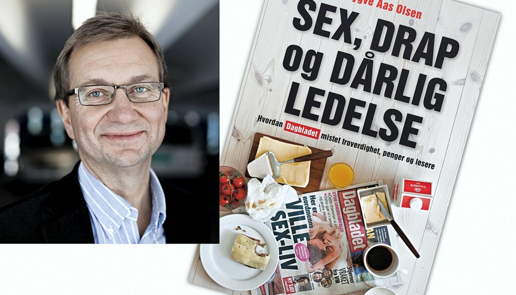 Trygve Aas Olsen står bak boka «Sex, drap og dårlig ledelse». Foto: Kagge Forlag