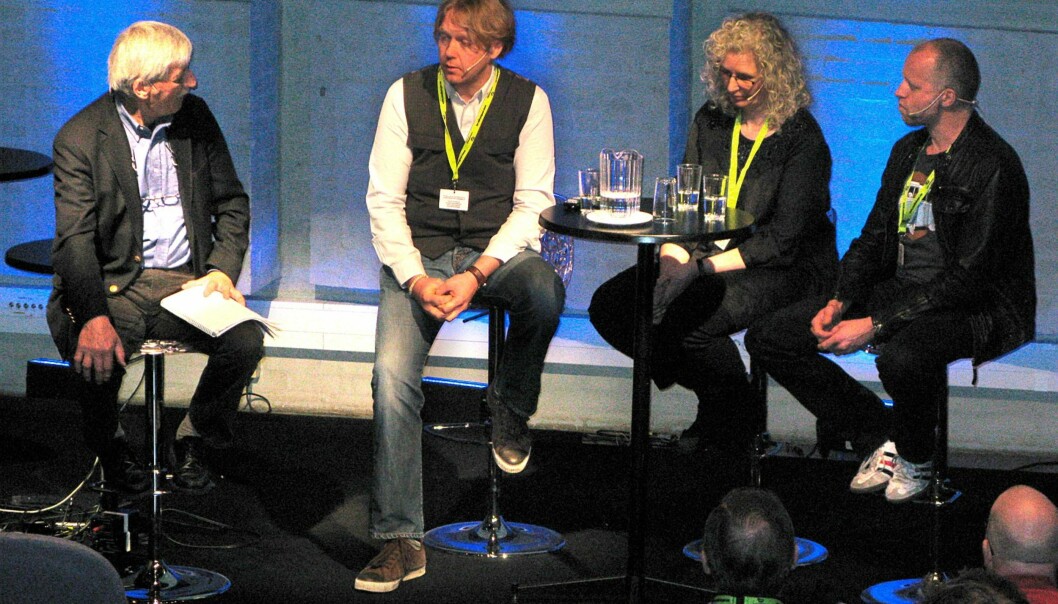 Bjørn Hansen, Odd R. Andersen, Anne Brit Kilvik og Gisle Oddstad. Foto: Tracey Lavalette