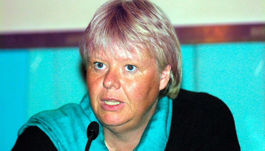 Anne Hafstad adfvarer mot Datalagringsdirektivet. Foto: Birgit Dannenberg Anne Hafstad adfvarer mot Datalagringsdirektivet. Foto: Birgit Dannenberg