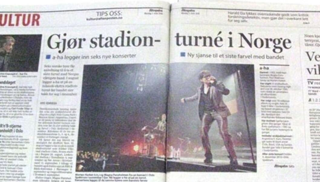 Aftenposten 1. mars 2010. Aftenposten 1. mars 2010.