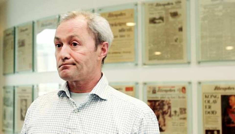 Thomas Spence er ansatterepresentant i Aftenpostens styre og leder av Oslo Journalistlag. Foto: Birgit Dannenberg