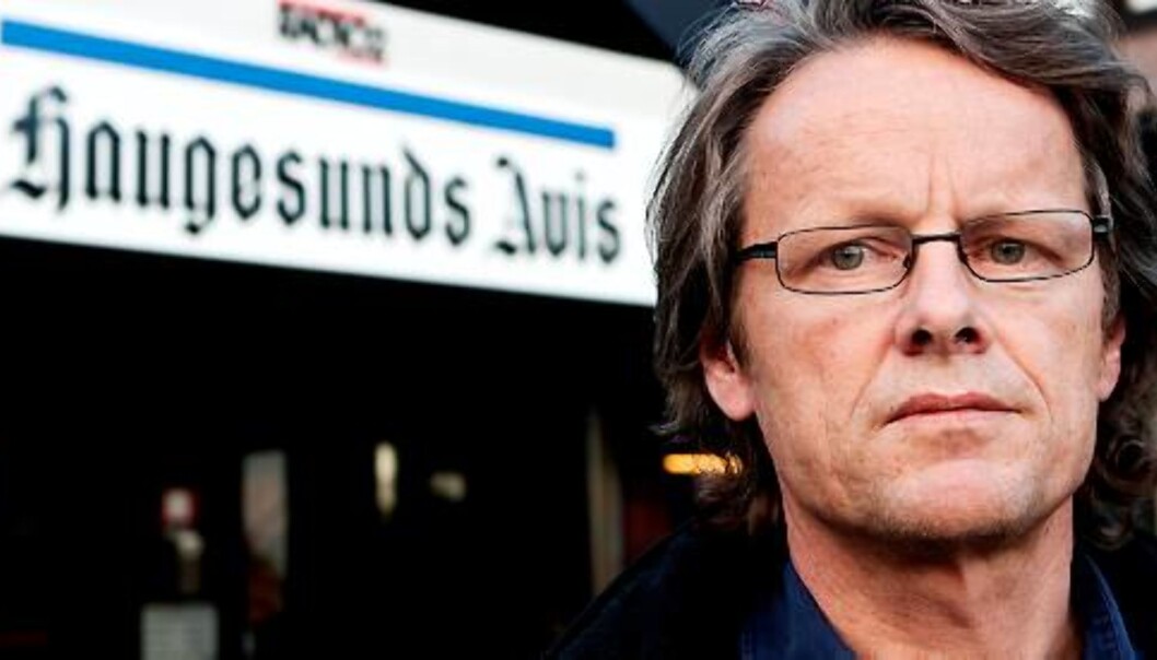 OVERSKUDD: Klubbleder Jon Ådnøy viser til at Haugesunds Avis tjener mer enn planlagt. Foto: Terje Størksen OVERSKUDD: Klubbleder Jon Ådnøy viser til at Haugesunds Avis tjener mer enn planlagt. Foto: Terje Størksen