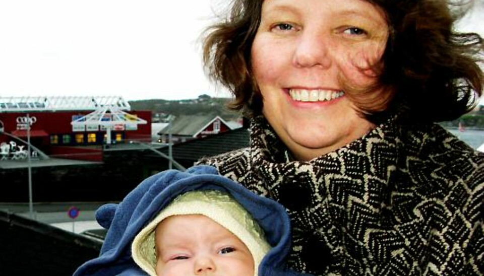 I VINDEN: Journalist Bente Milde i Brønnøysunds Avis er valgt inn i Polaris-styret og er for tiden mamma på heltid for Thea. Foto: Bjørn Åge Mossin