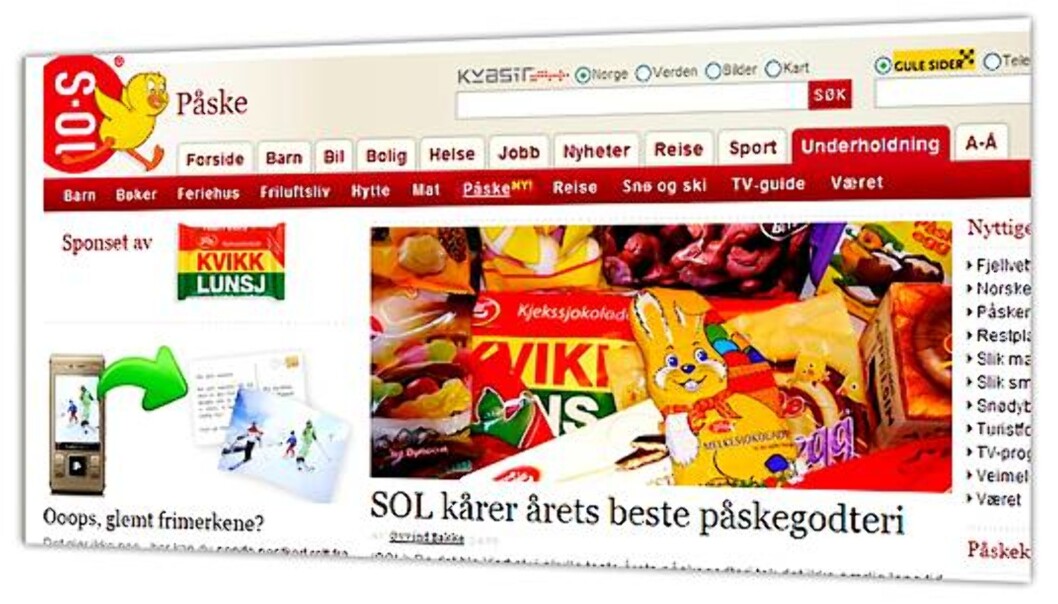 Skjermdump fra SOLs hjemmesider. Skjermdump fra SOLs hjemmesider.