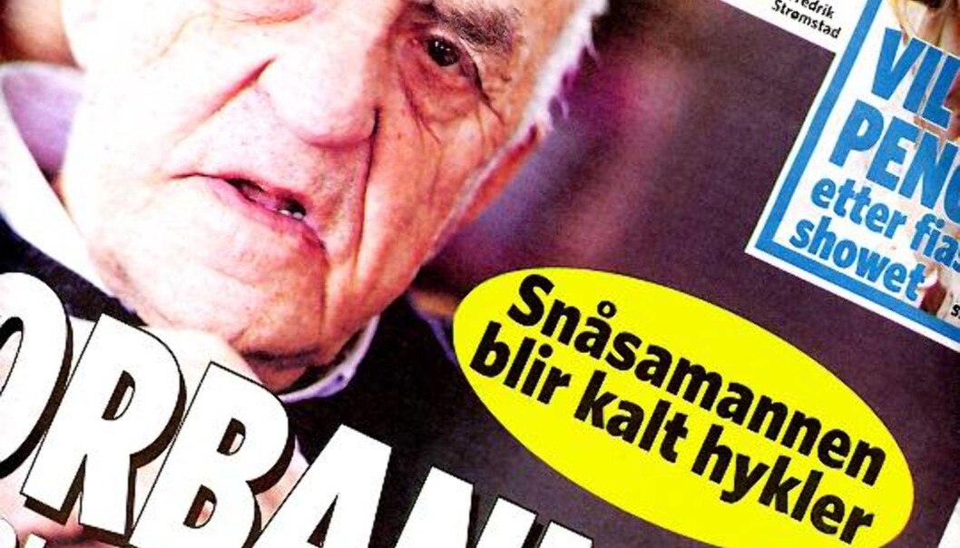Faksimile av Dagbladet 11. februar 2009. Faksimile av Dagbladet 11. februar 2009.