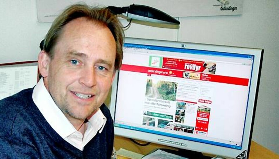 Morten Stenberg er ansvarlig redaktør i Østlendingen. Foto: Kristin Søgård