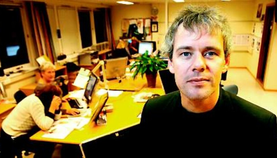 Sjefredaktør i E24, Per Valebrokk. Foto: Per-Åge Eriksen / Varden