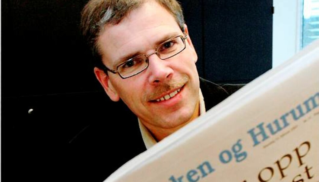 Ansvarlig redaktør Svein Ove Isaksen. Foto: Bente Elmung
